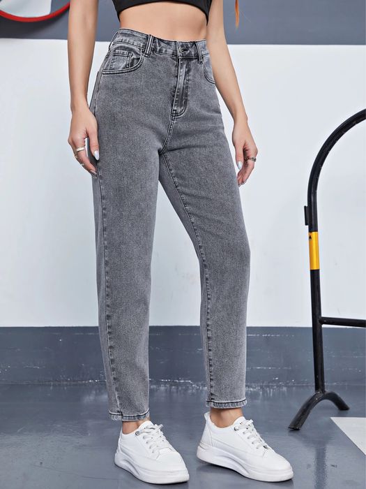 Джинсы бананы стильные