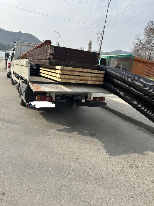 Транспортни услуги:САМОСВАЛ С КРАН