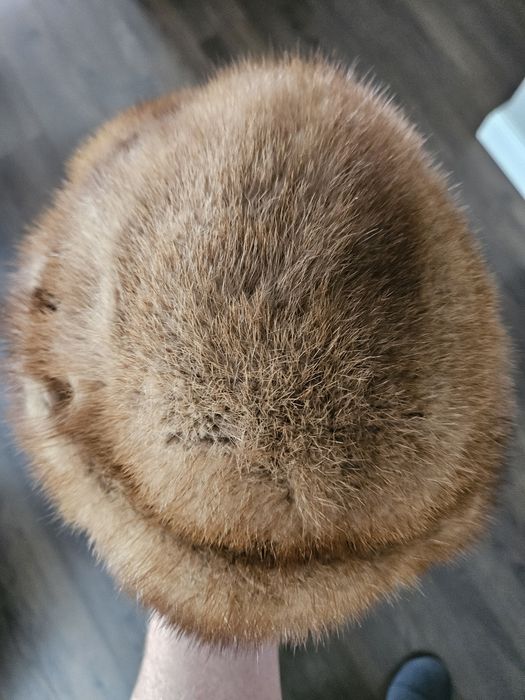 Caciula piele de vulpe naturala