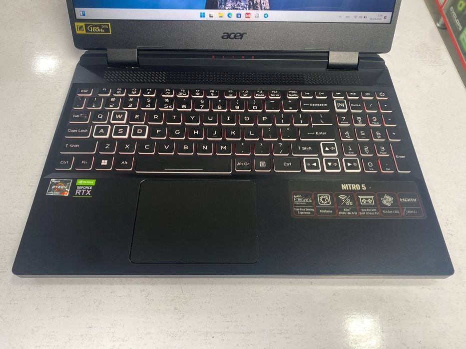 Acer Nitro Gaming Ryzen 7 6800H DDR5 16/512SSD RTX 3050-4GB