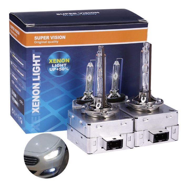 Becuri xenon D1S/R D2S/R D3S/R D4S/R 6000k 35w SuperVision Origin