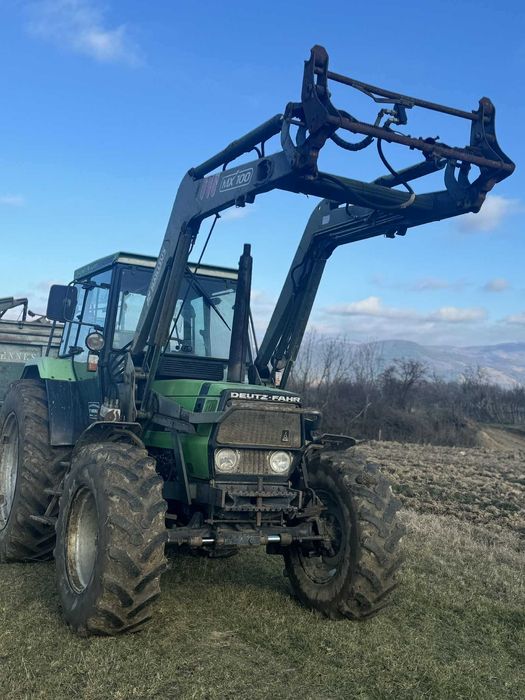 Tractor Deutz-Fahr agroprima 4.51 incarcator MAILLEUX 100 remorca 8t