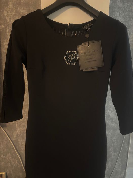 Rochie midi model Philipp Plein, nouă cu etichetă mărimea S