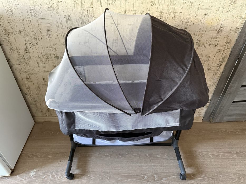 Манеж-төсек, серый