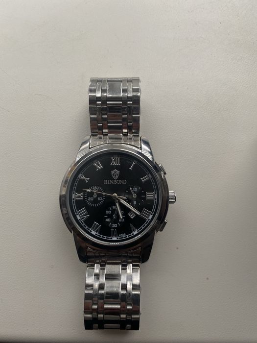 Новые мужские часы BINBOND (металл, стильные)