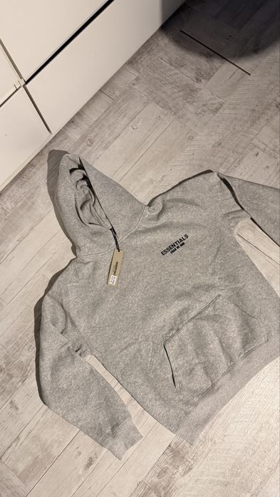 Essentials hoodie сиво S/M
