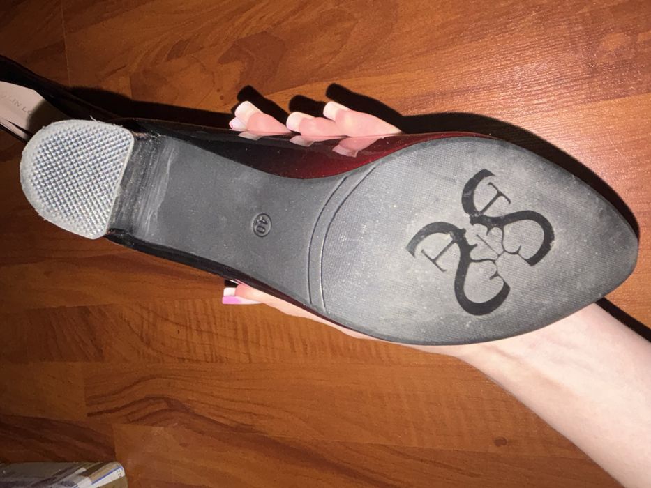 Pantofi cu toc gros