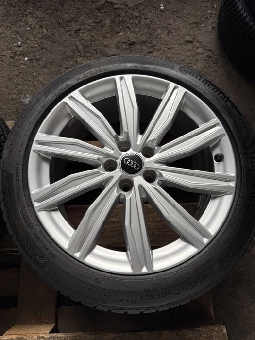 Jante originale Audi A6 cu anvelope iarna Continental 245/45 R19