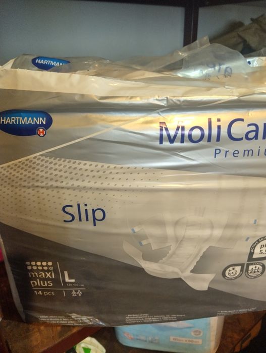 Vând scutece adulți Moli Care 9 picături , mărimea L