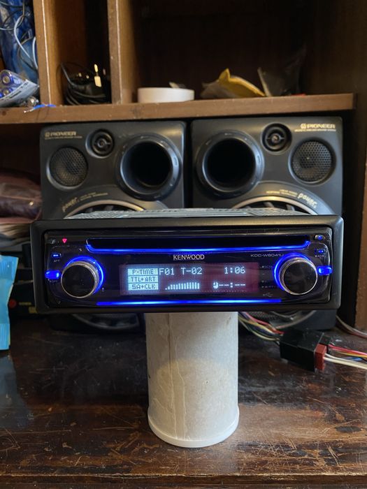 KENWOOD kdc-w6041u - СИНИ ПУРИ! - Винтидж модел -USB CD mp3 плеър за кола сд авто радио