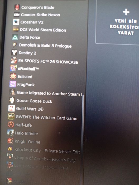 Игровой аккаунт Steam