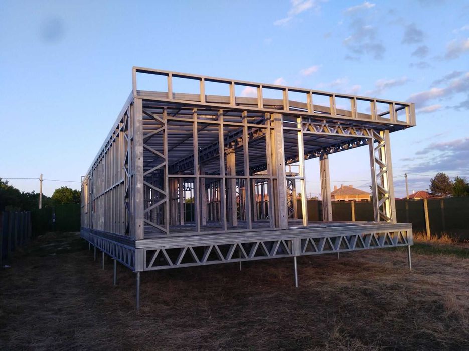 Метални основи за сглобяема къща