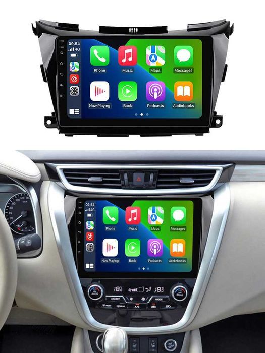 Navigatie Android 14 Nissan Murano 2014-2020 1/8 Waze CarPlay + Camera
