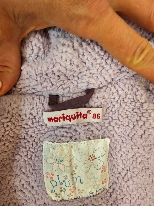 Детски зимен гащеризон- момиче- 86 размер - лилав