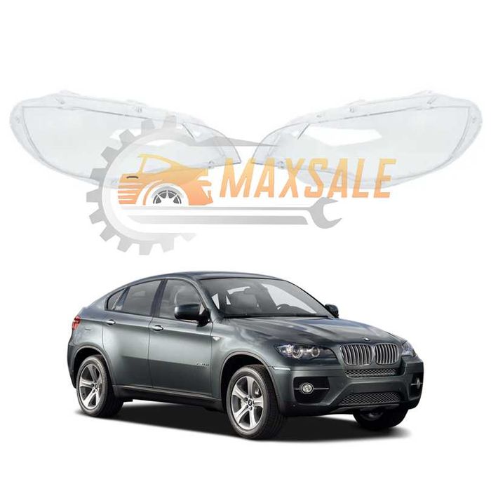 Капаци фарове BMW X6 E71 (06-14) бмв х6 е71 комплект фар крушка джип