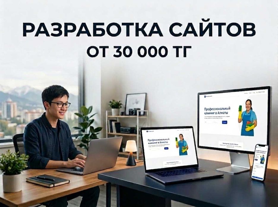 Разработка Сайтов Под Ключ — от 30 000 тг