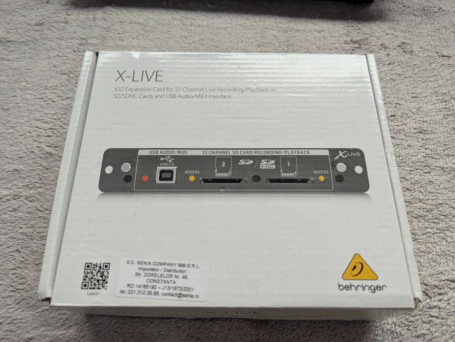 Card Behringer X32 X-LIVE