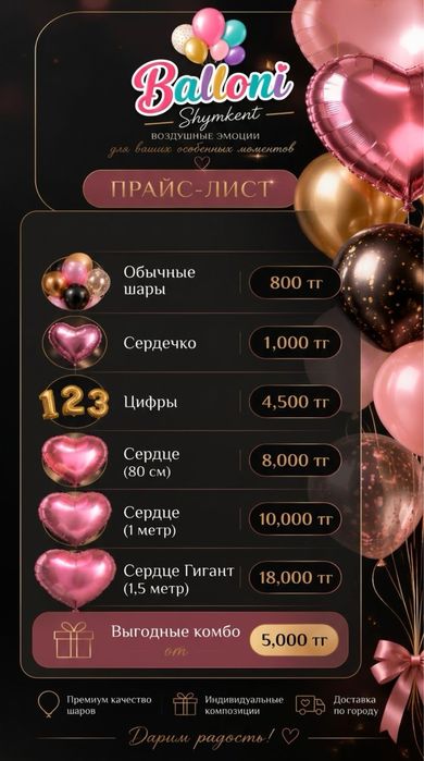 Шары , Гелиевые Шары , Наборы