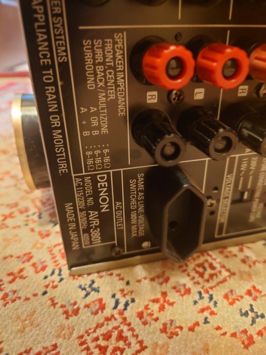 Ресивер Denon AVR-3801. Made in Japan.