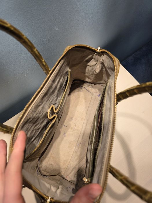 Сумка из настоящей крокодильей кожи