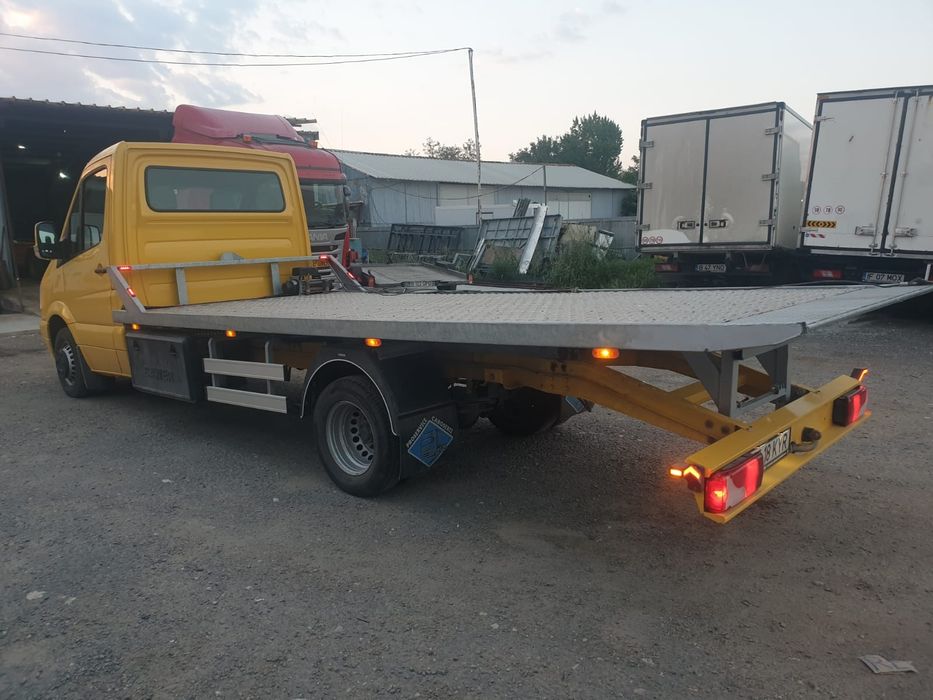 Caroserie platforma hidraulica culisabila rabatabila