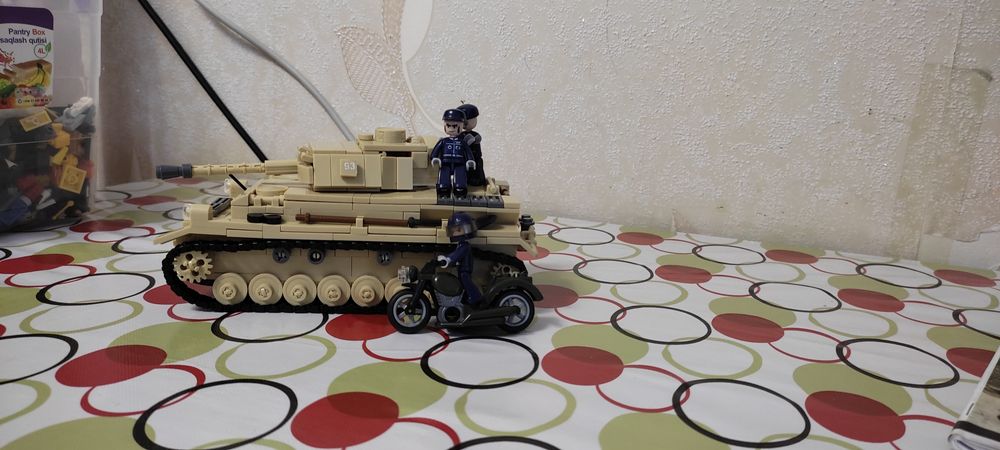 Детский конструктор Танк