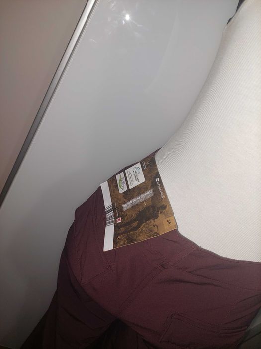 Pantaloni office Zara, maro