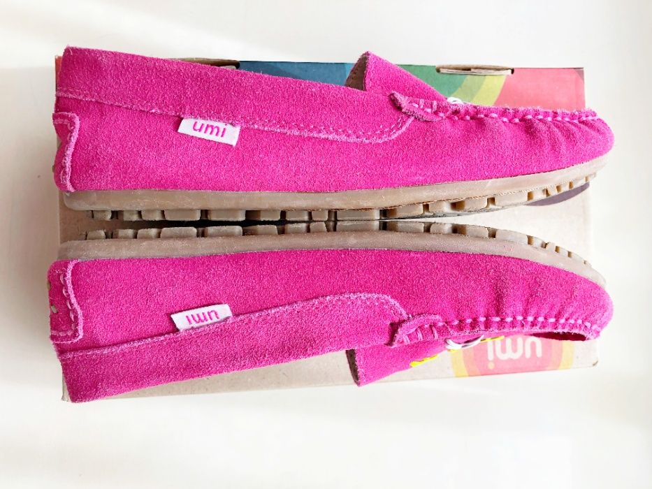 Страхотни кожени обувки UMI номер EUR 33, UK 1, US 1.5 цвят Fuschia