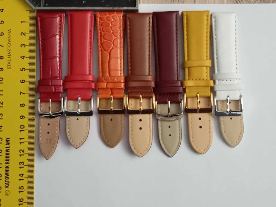 curele pentru ceas de piele,marimi de 18,20 si 22mm