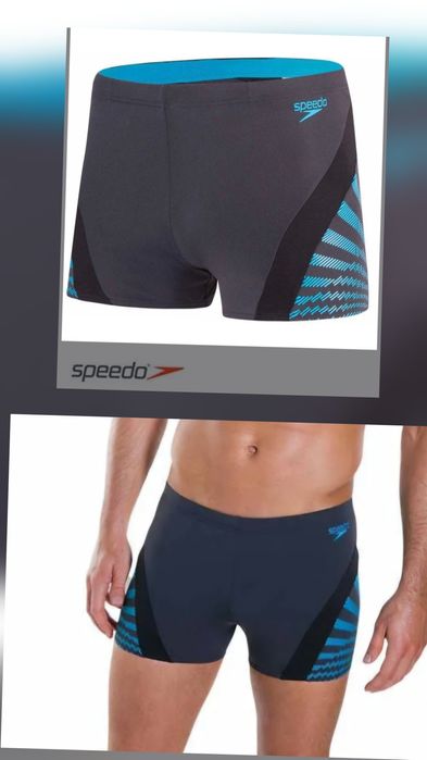 Детски бански Speedo 8г. + шапки HM