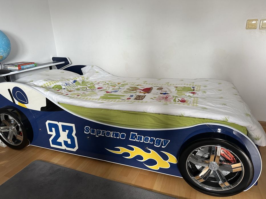 Pat masinuta cu lumini Kika  90x200 , nu IKEA