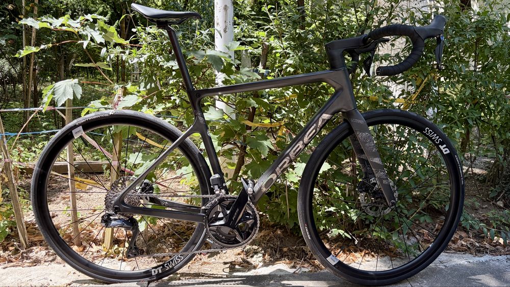 Orbea Orca M30i carbon raw 105 di2  Powermetru garmin vector 3