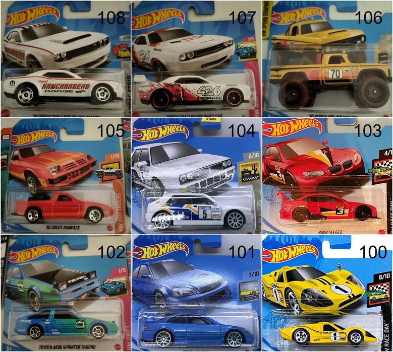 Метални колички Hot Wheels Хот Уиилс в мащаб 1:64 От различни години 2