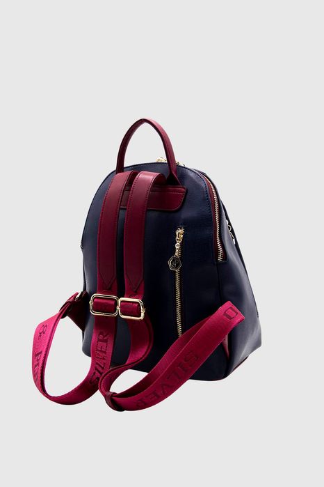 НОВО! ЛИКВИДАЦИЯ! Дамска раница „Марина“ в синьо и бордо