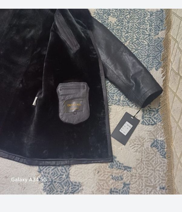 Дубленка кожанный