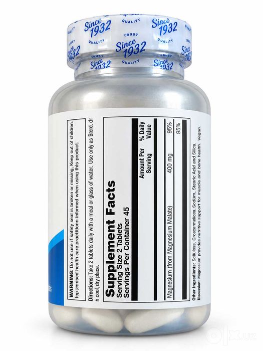 KAL Magnesium Malate 400 Sustained Release — 90 таблеток