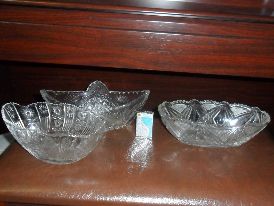 Конфетницы, салатницы хрустальные, СССР
