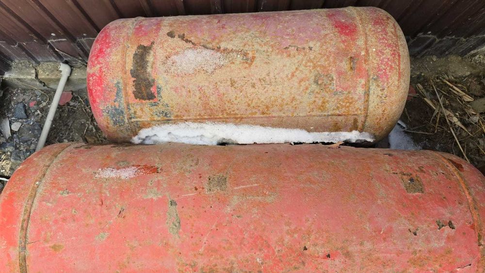 Газ баллоны от ГБО 90 и 50