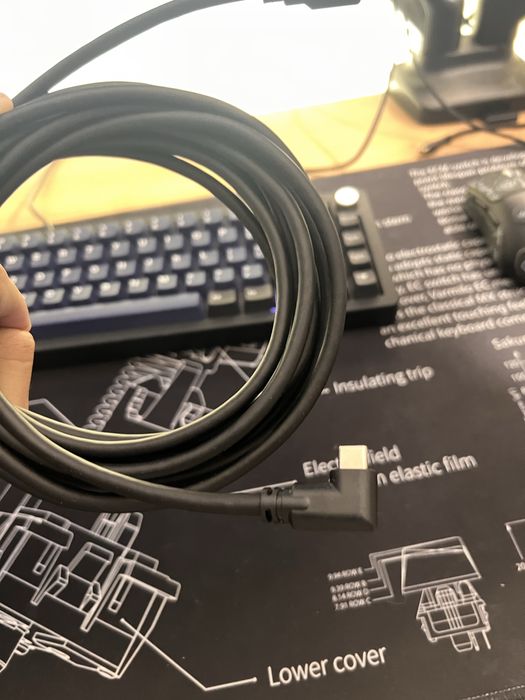 Кабель PCVR 5 метров Type-c -> USB-A