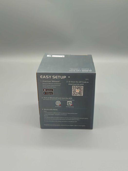 Комплект от 4 смарт LED крушки E27,12W,2700K–6000K, Bluetooth & Alexa