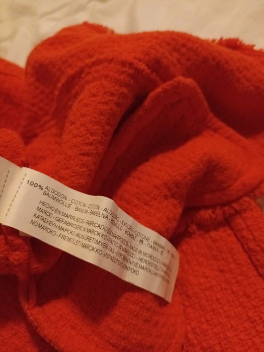 Sacou portocaliu Zara de femei marimea M