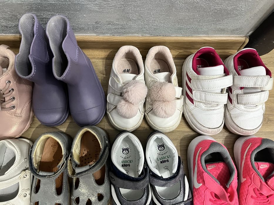 Lot incaltaminte, ghete, pantofi sport, papuci, 12cm , marimea 22/23