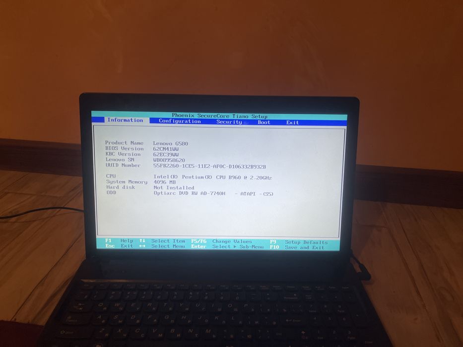 Ноутбук Lenovo G580