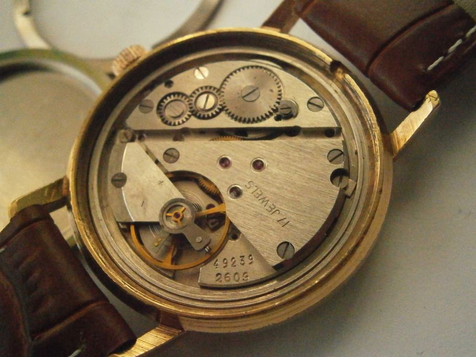 POLJOT, 17 jewels, cal. 2609, Au 10, made in USSR