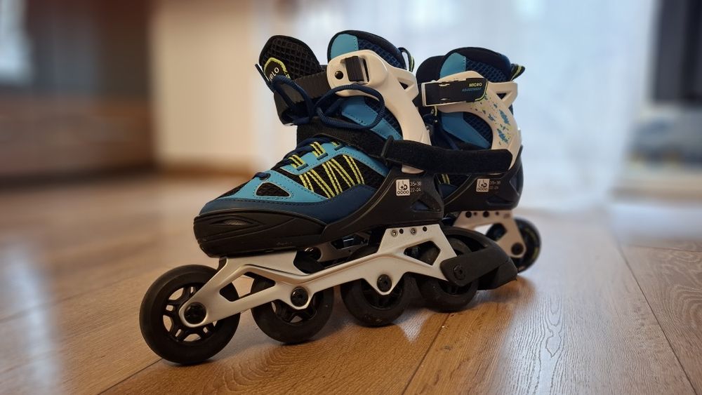 Oxelo Ролери 35-38 + накитници,наколенки и налакътници