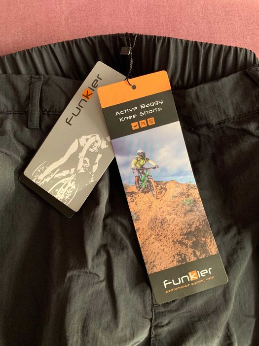 Pantaloni ciclism Funkier Policoro Negri Noi mărime XL