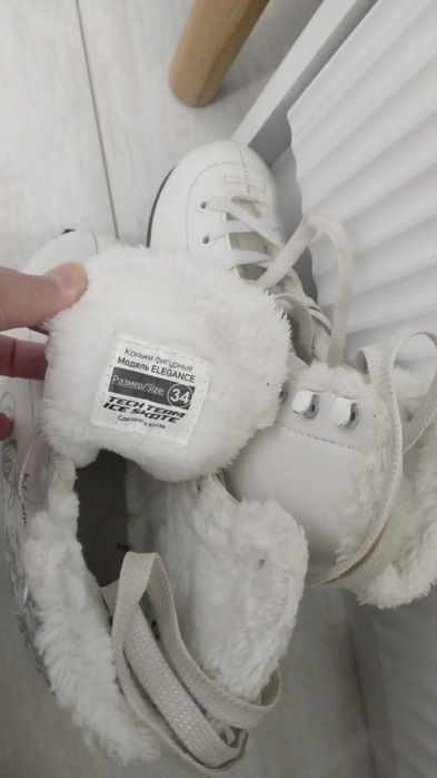 Коньки на девочку, утепленные, 34 раз, 12000тг