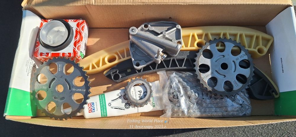 Комплект ангренажна верига INA