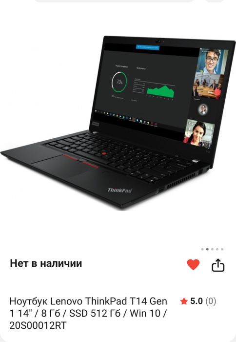 Ноутбук Lenovo Thinkpad T14