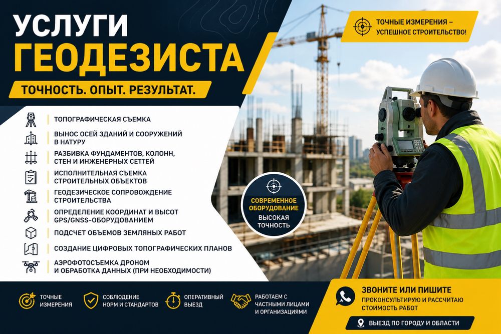 Услуги геодезиста